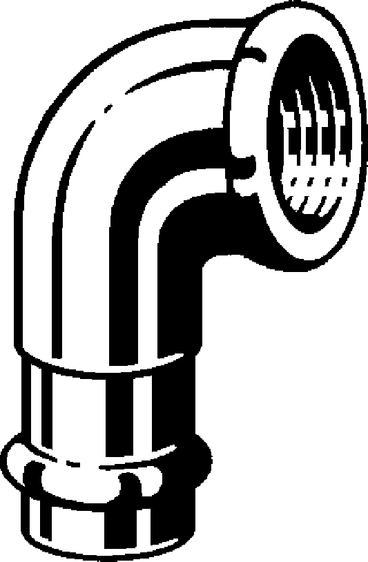 345 822 Модель 2614.2 Трубопроводные системы  Profipress G  Переходники/​переходные угольники Santreyd  - Вид №1