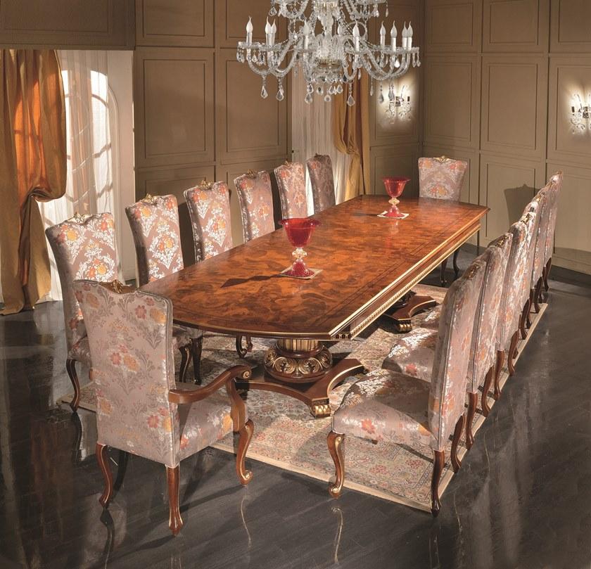 SCAPPINI & C Обеденный стол прямоугольной формы раздвижной из вереска 35th anniversary 2158-re - Вид №2