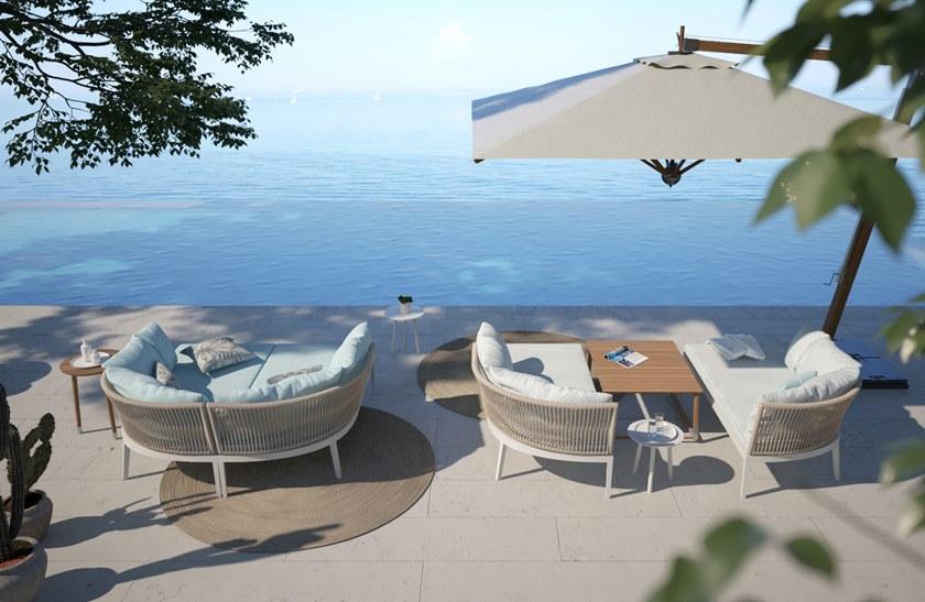 Atmosphera Садовая кушетка из алюминия и ткани Dream 2.0 Dr20.do - Вид №4