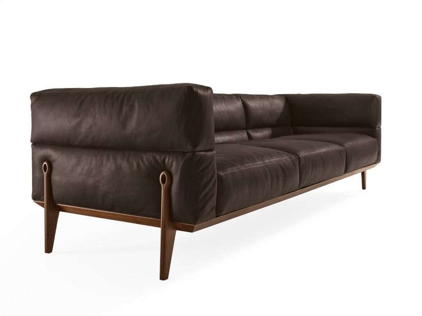 3-местный кожаный диван Giorgetti ARCH-00074259 - Вид №1