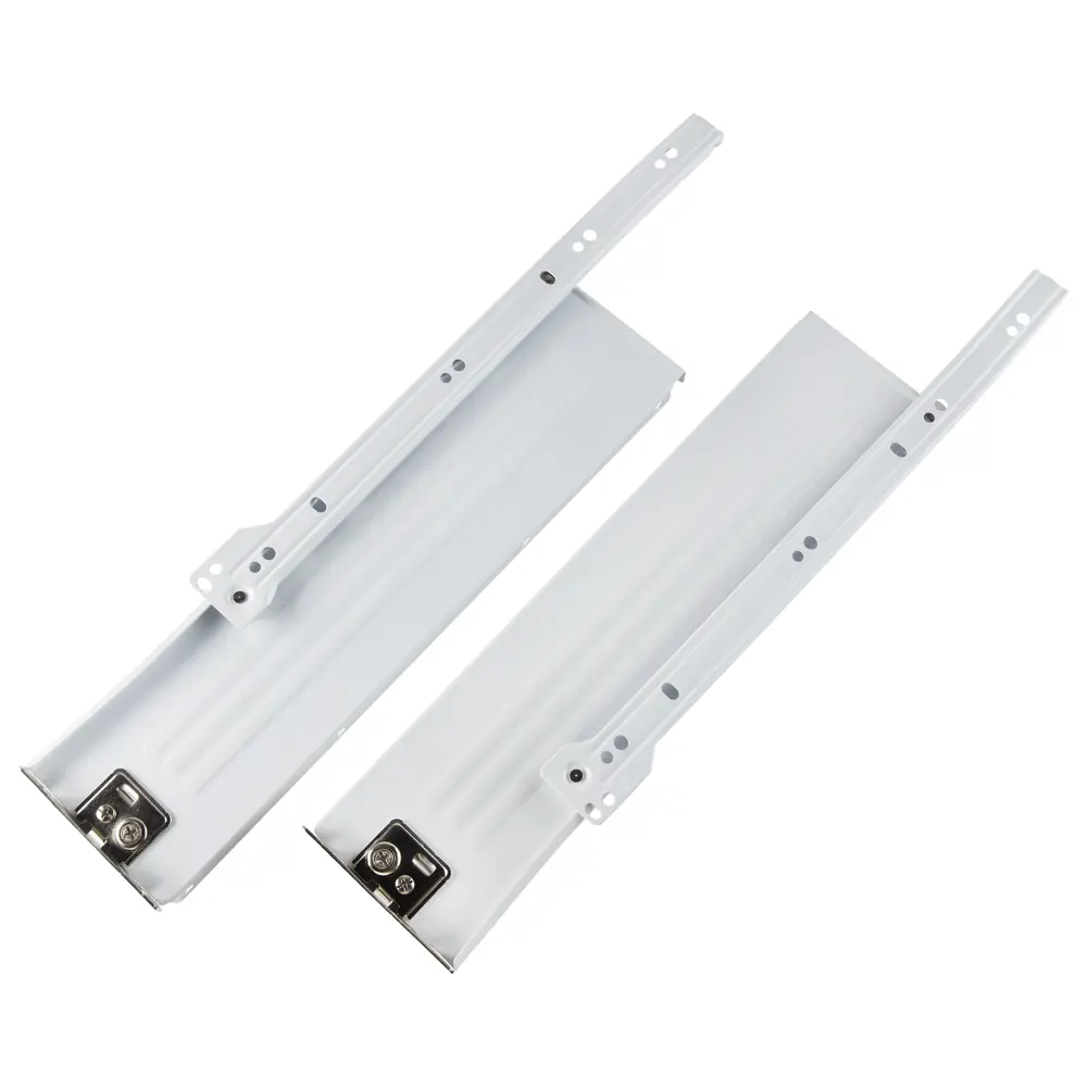 Направляющая роликовая MB08601 86x350 мм, металл, цвет белый 11678140 STLM-2135109 BOYARD 