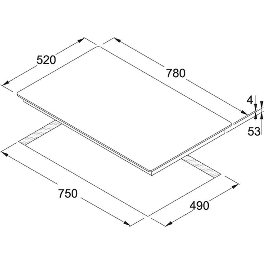 7996803 Индукционная варочная поверхность Franke FHMR 804 2I 1FLEXI WH STDN-0132062 - Вид №4