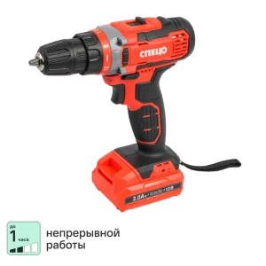 Дрель-шуруповерт аккумуляторная Спец БДА-12-2, 12 В Li-Ion 2x2 Ач 82449824 STLM-2198764