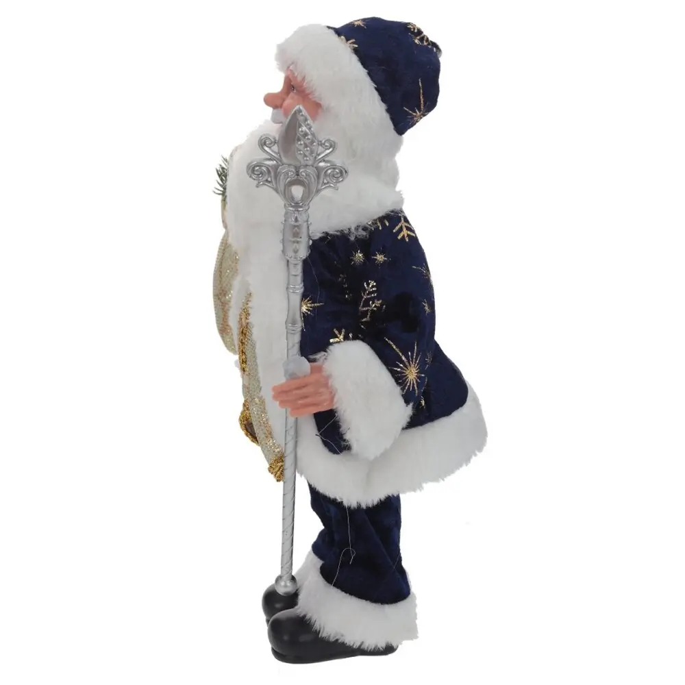 89345124 Игрушка Дед Мороз 795402 30x10x20 см цвет сине-белый STLM-1436416 Santreyd  - Вид №1
