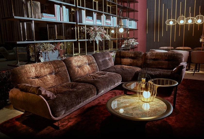 Borzalino Модульный угловой диван из ткани Ayton sun-id-1474067 - Вид №1