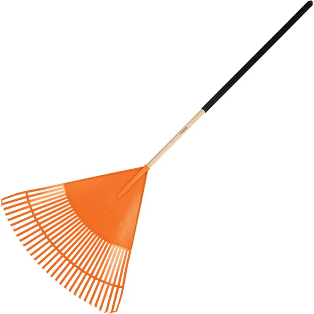 Грабли веерные Truper с полипропиленовыми зубьями и деревянным черенком 82999504 STLM-0038663