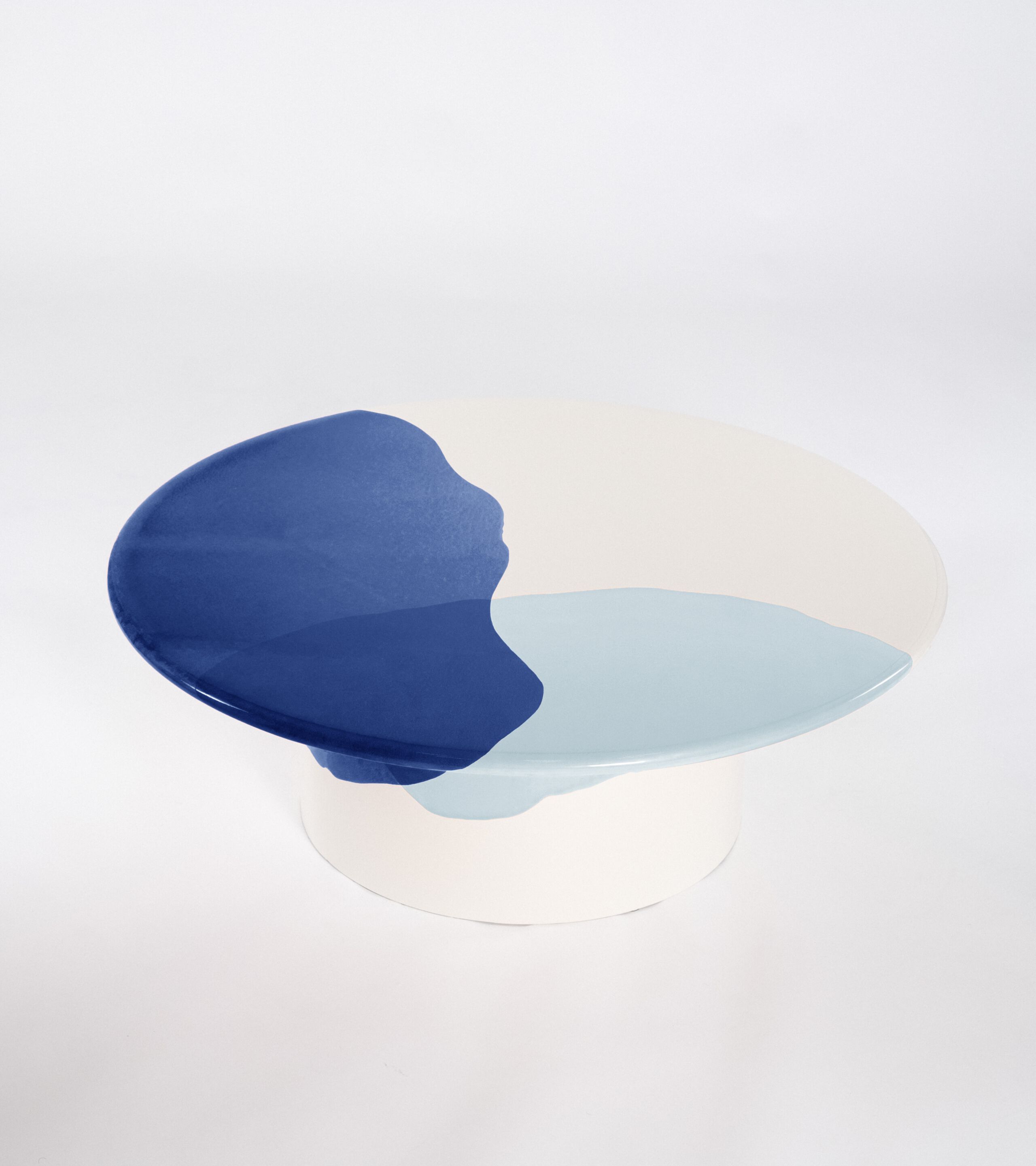 Круглый журнальный столик из эмалированной стали Patrick Jouin Edition Drop ARCH-00042187 - Вид №6