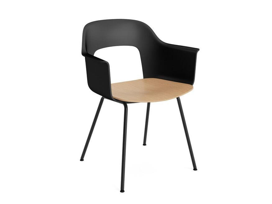 Подлокотник из полипропилена с деревянным сиденьем Hay макет ARCH-00131478 - Вид №21