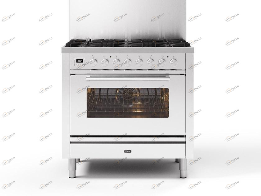 Ilve Отдельностоящая стальная кухня Professional plus P09w Santreyd 