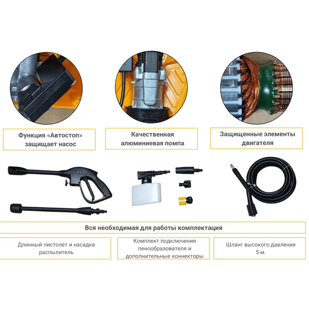 Мойка высокого давления DEKO DKCW115 для эффективной очистки поверхностей 89410828 STLM-1567913 - Вид №2