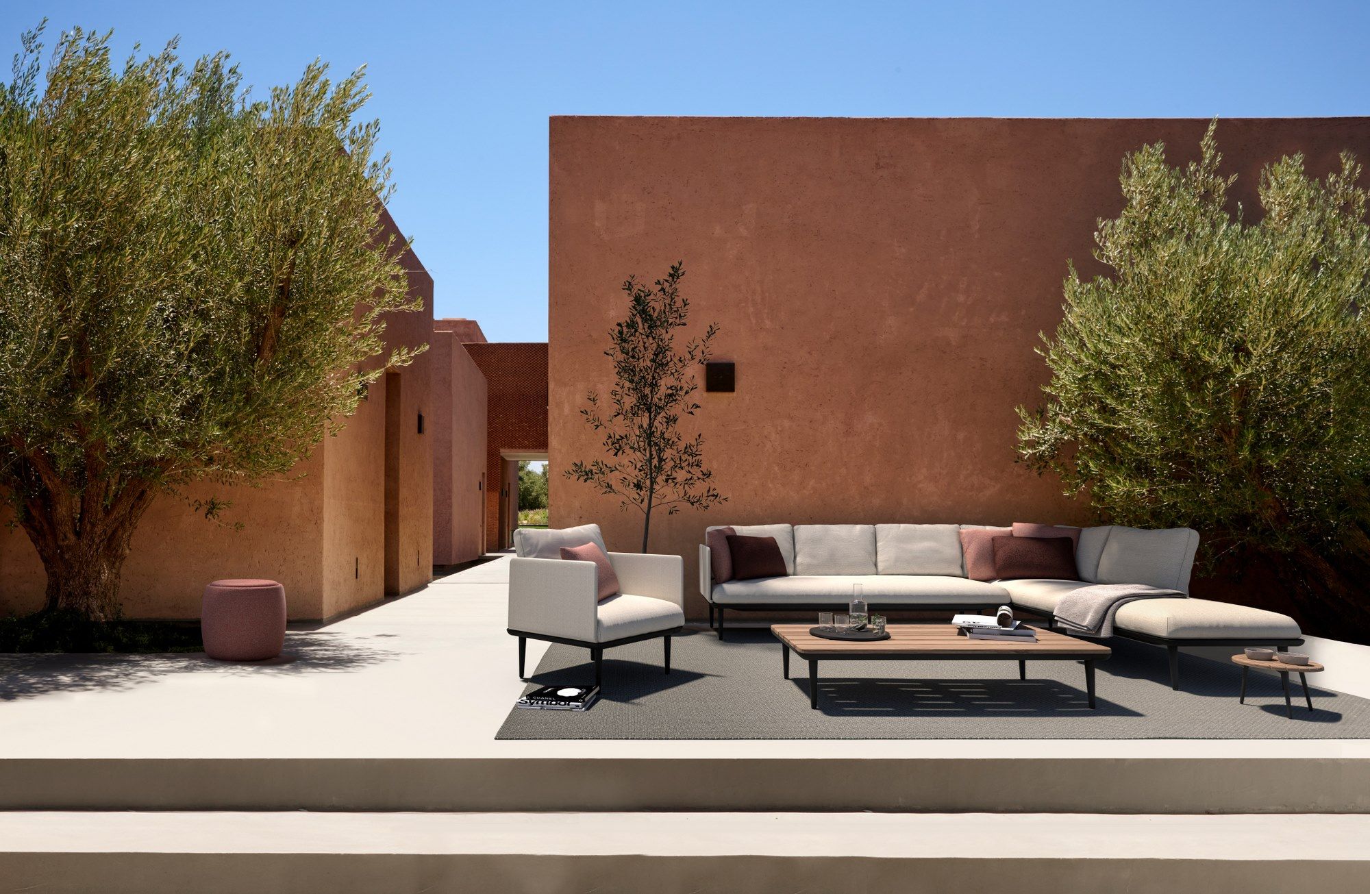 Тканевое садовое кресло с подлокотниками Royal Botania Styletto Lounge ARCH-00077438 - Вид №2