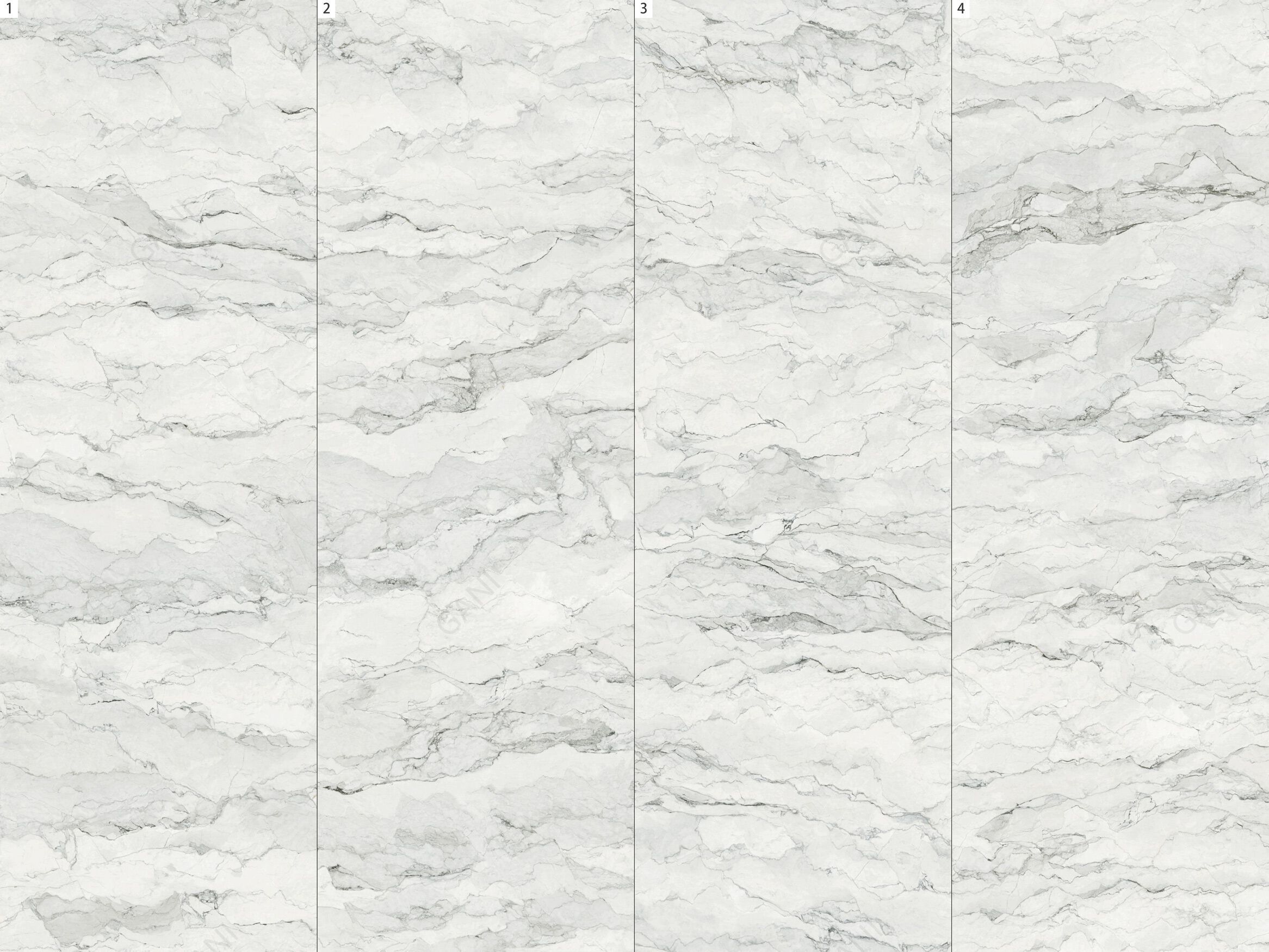 Мраморный пол / покрытие GANI MARBLE TILES CAMOUFLAGE WHITE ARCH-00148223 - Вид №2