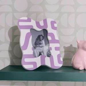 Рамка без паспарту 10x15 см МДФ цвет фиолетовый