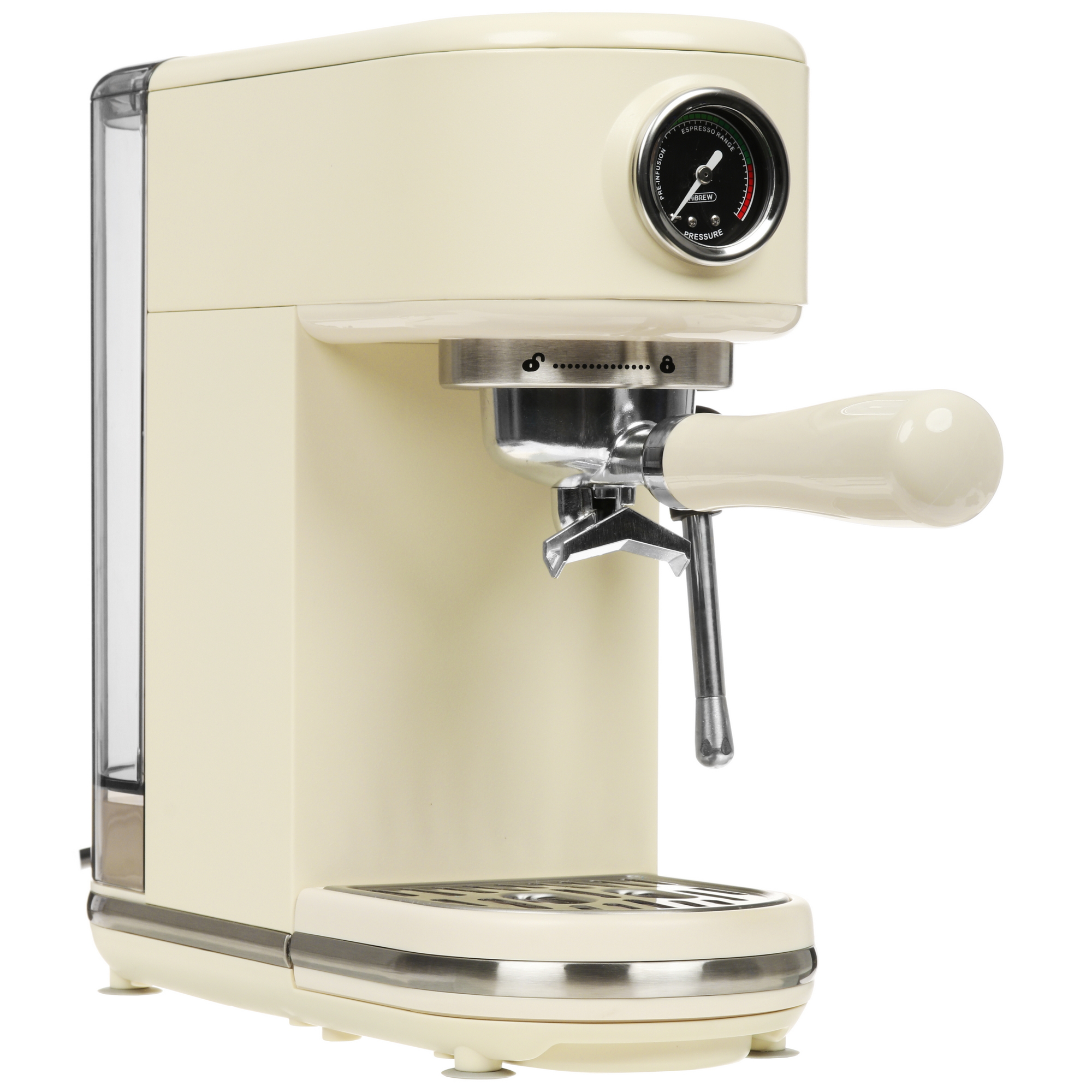 9156829 Кофеварка рожковая HiBREW H10B бежевый STDN-0138695