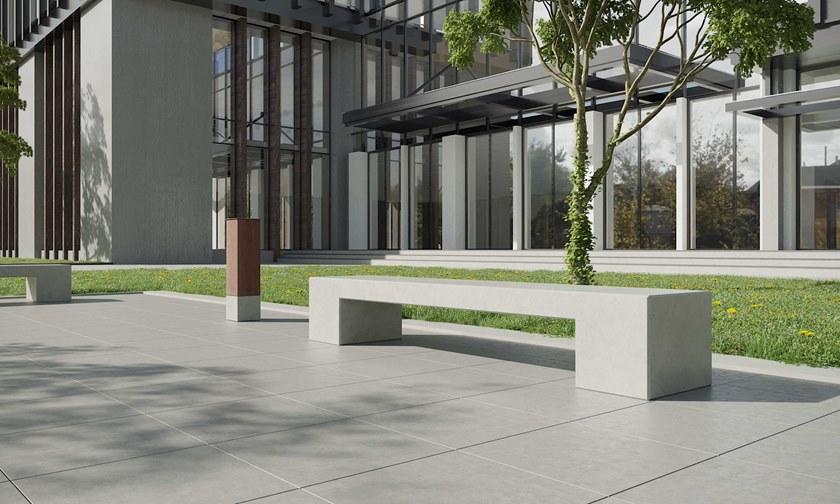 CO33 Бетонная скамейка без спинки Angulus Gb3.21b - Вид №3