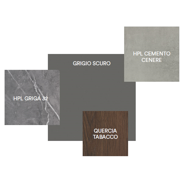 Easy 002  Кухонный гарнитур Ar-Due Colore matt  - Вид №3