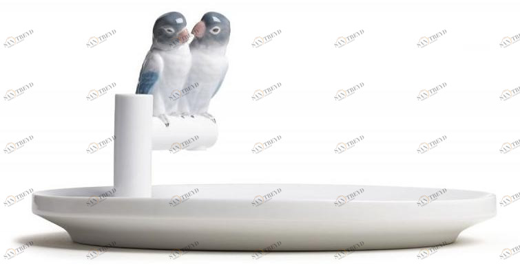 Lladró Ваза для фруктов из фарфора The parrot party 01007851