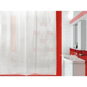 Штора для ванной комнаты «Rogai» 180х180 см цвет белый