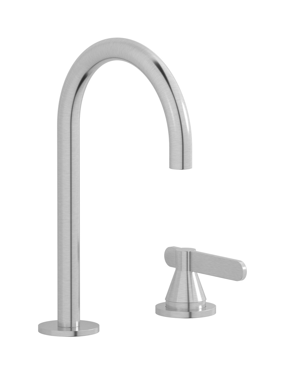 Смеситель для раковины на 2 отверстия WE ARE IB ol300cs Brushed Nickel Soho