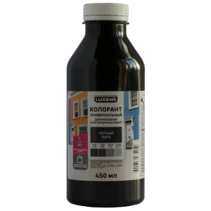Колорант Luxens 0.45 л цвет черный 82540519 STLM-2209358