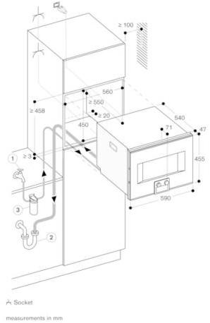 Gaggenau Духовка из нержавеющей стали и стекла Serie 400 Bs470112 - Вид №1