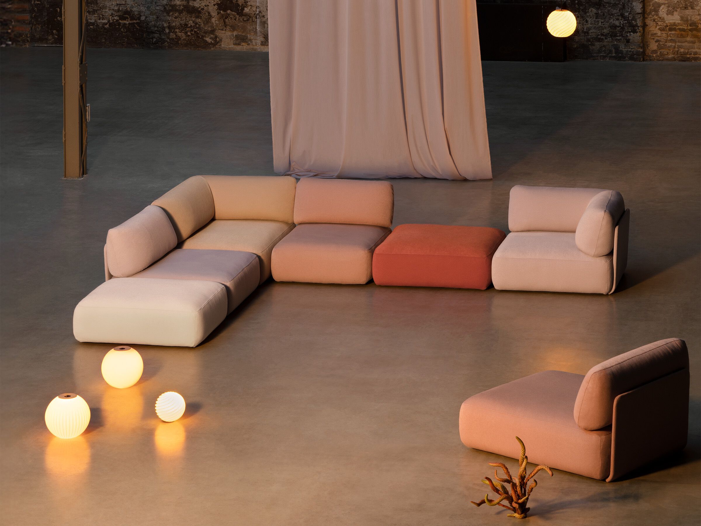 Модульный тканевый диван Noah Living торий ARCH-00126598 - Вид №12