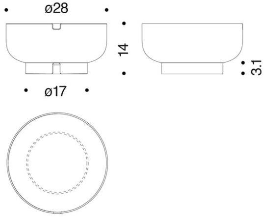 Danese Milano Керамическая чаша sun-id-1513639 - Вид №6
