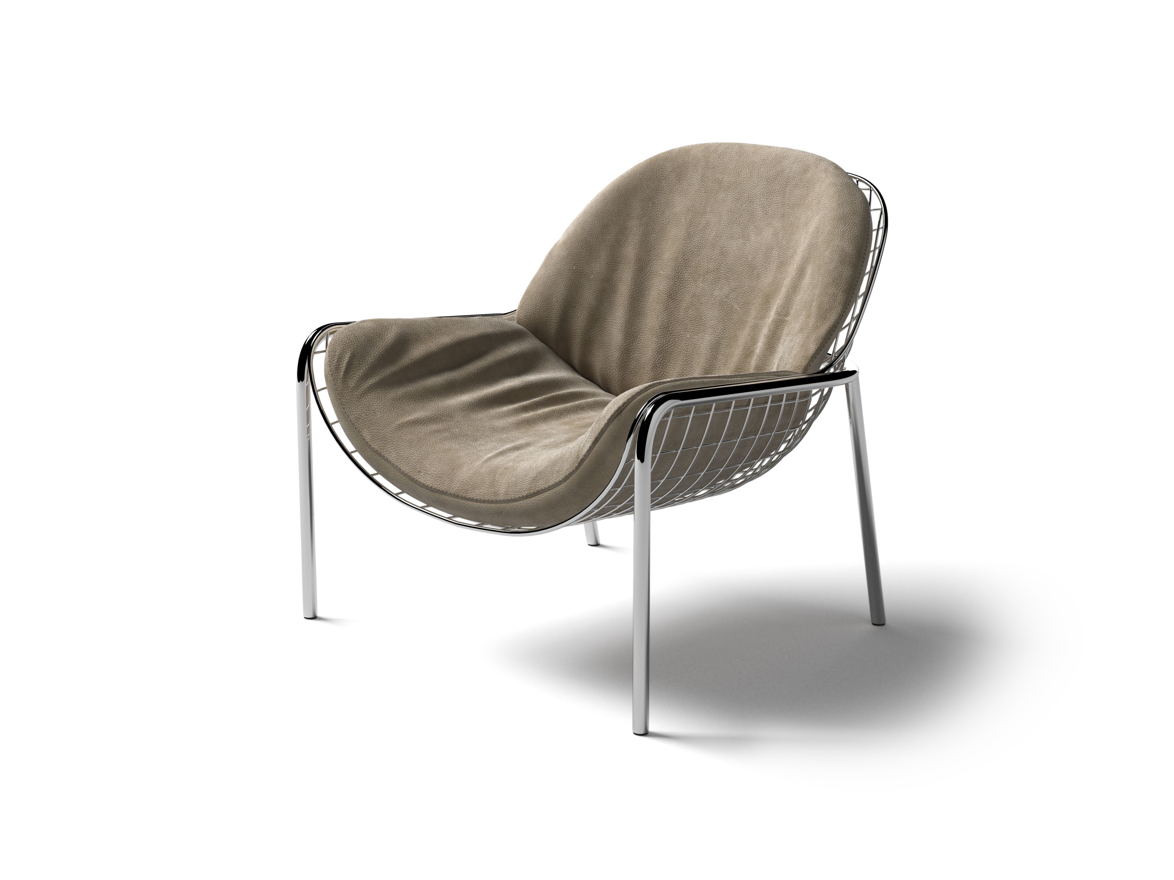 Кожаное кресло с подлокотниками Natuzzi Italia LAVE ARCH-00114935 - Вид №3