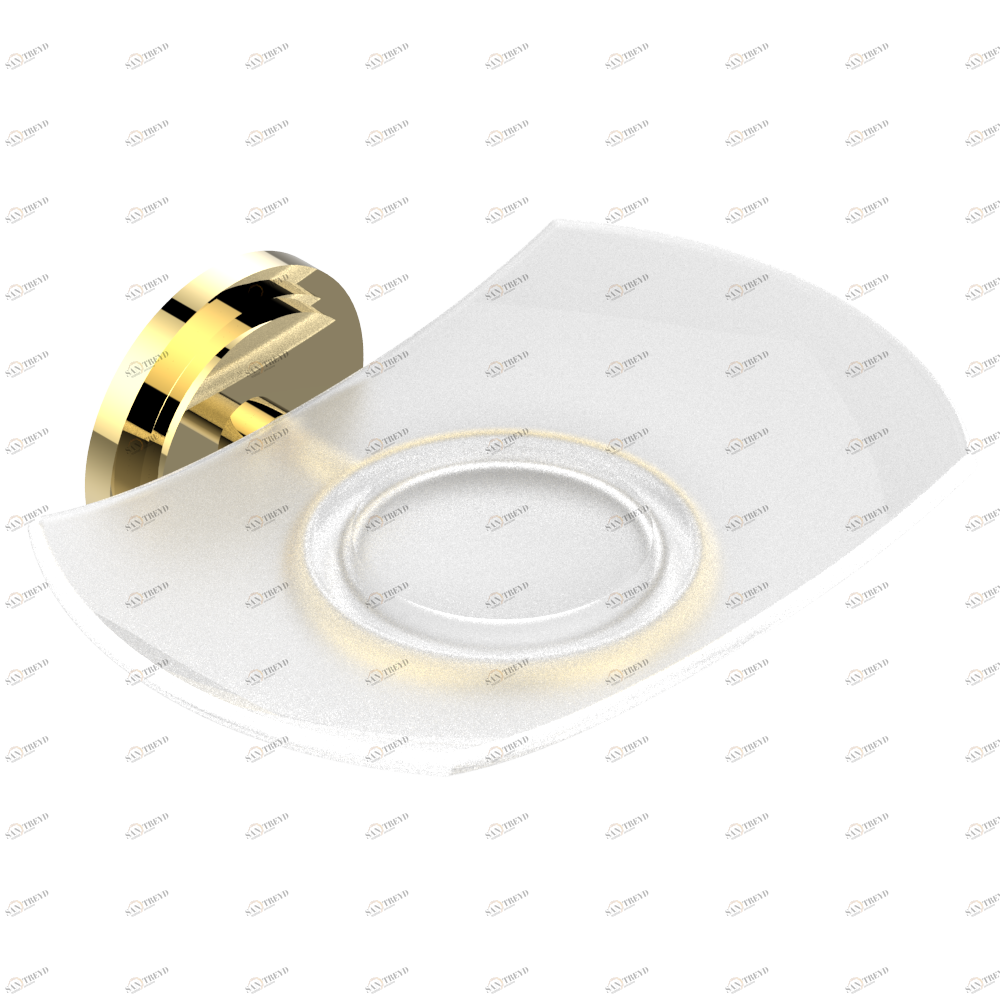 G2R-500 Мыльница стеклянная настенная Thg-paris Frivole Золото G2R-500 CAT.F