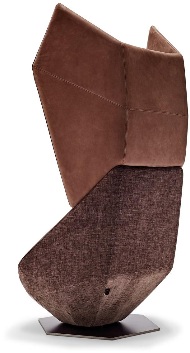 Arketipo Вращающееся кресло из ткани с высокой спинкой sun-id-1394172 - Вид №2