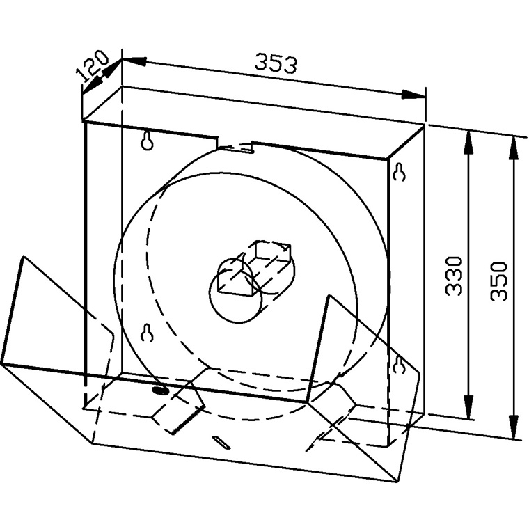 731090 Большой держатель рулона WP163 WAGNER_EWAR A-LINE Wagner Ewar  - Вид №1