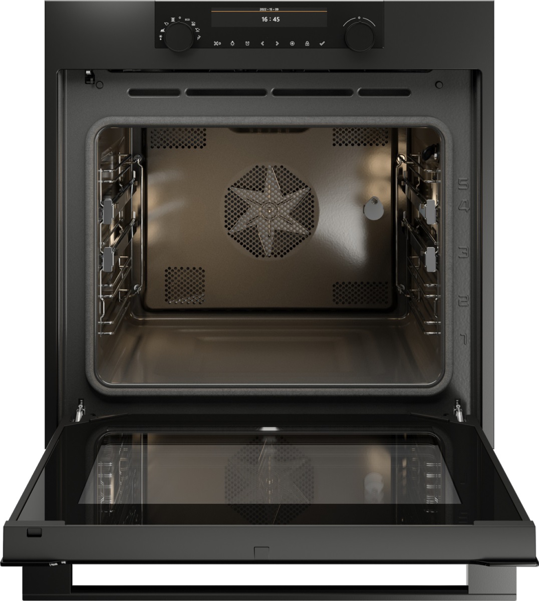 5485168 Электрический духовой шкаф Asko OP8687A2 черный STDN-0021327 - Вид №2