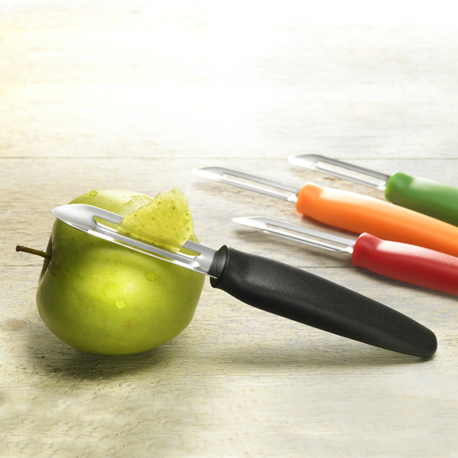 Нож для чистки овощей и фруктов Sharp Fresh Colourful, черная рукоятка WUESTHOF W30727 - Вид №2