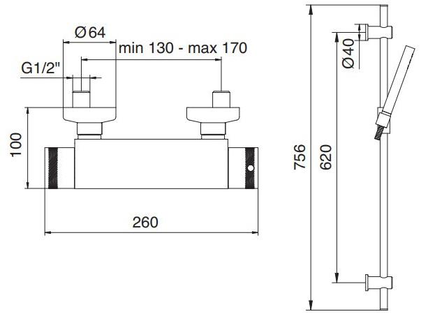 Rubinetterie Treemme X-change  5823vz  - Вид №3