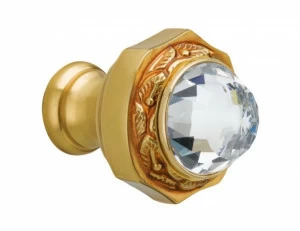 0Z5746.000.50 Ручка для шкафа диаметром 32 мм с кристаллами сваровски Яркий хром