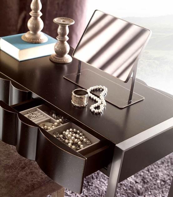 CorteZari Прямоугольное настольное зеркало Zoe gold 371 - Вид №1