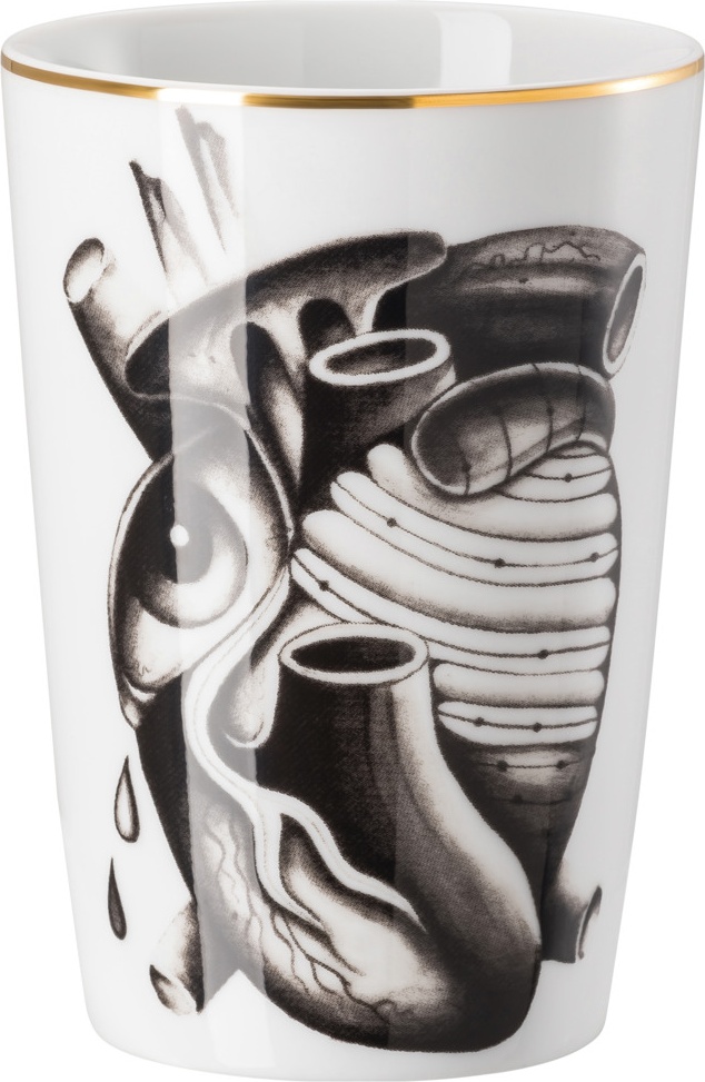 10640516 Rosenthal Термокружка с крышкой Rosenthal Чилла Мареа 390мл, фарфор Фарфор 