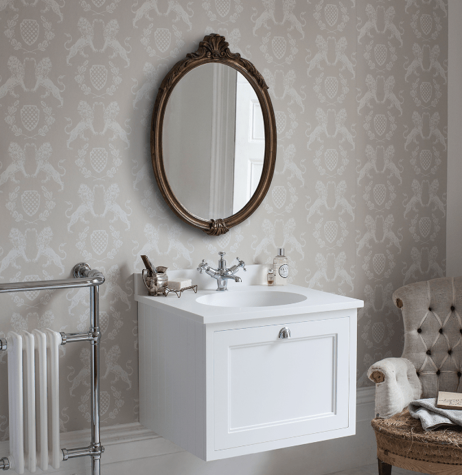 Cмеситель для раковины на 1 отверстие с кнопкой Click-Clack [CL6]  Burlington T12-QT, W11, T1  - Вид №13