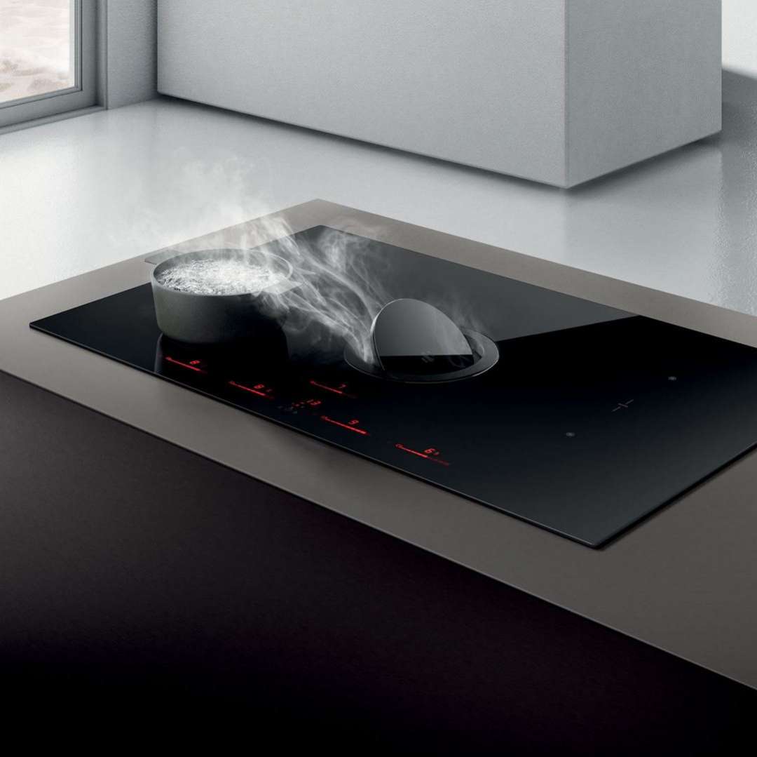 NIKOLATESLA SWITCH BL/A/83-PRF0146212A Индукционные варочные панели / индукционная, с вытяжкой, 1200 м3/ч, черная Elica  - Вид №4