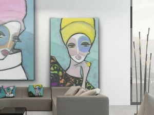 MOMENTI Авторский художественный принт Crazy home paintings Fr-003