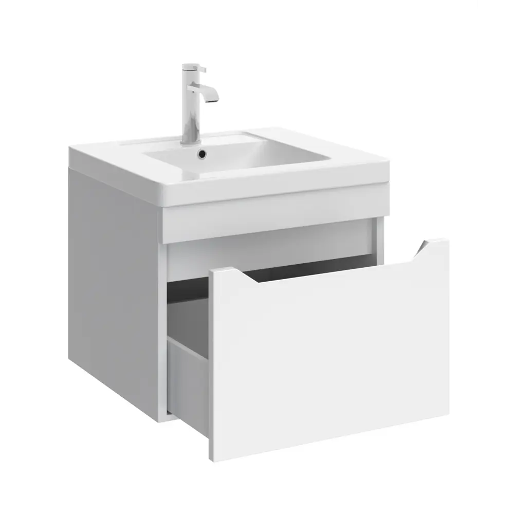 Santreyd Рондо — подвесная тумба под раковину 80 см белая глянцевая 89389089 STLM-1479401 - Вид №2