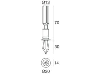 Кристалл утопленный прожектор Linea Light Group Crystals ARCH-00048363 - Вид №12