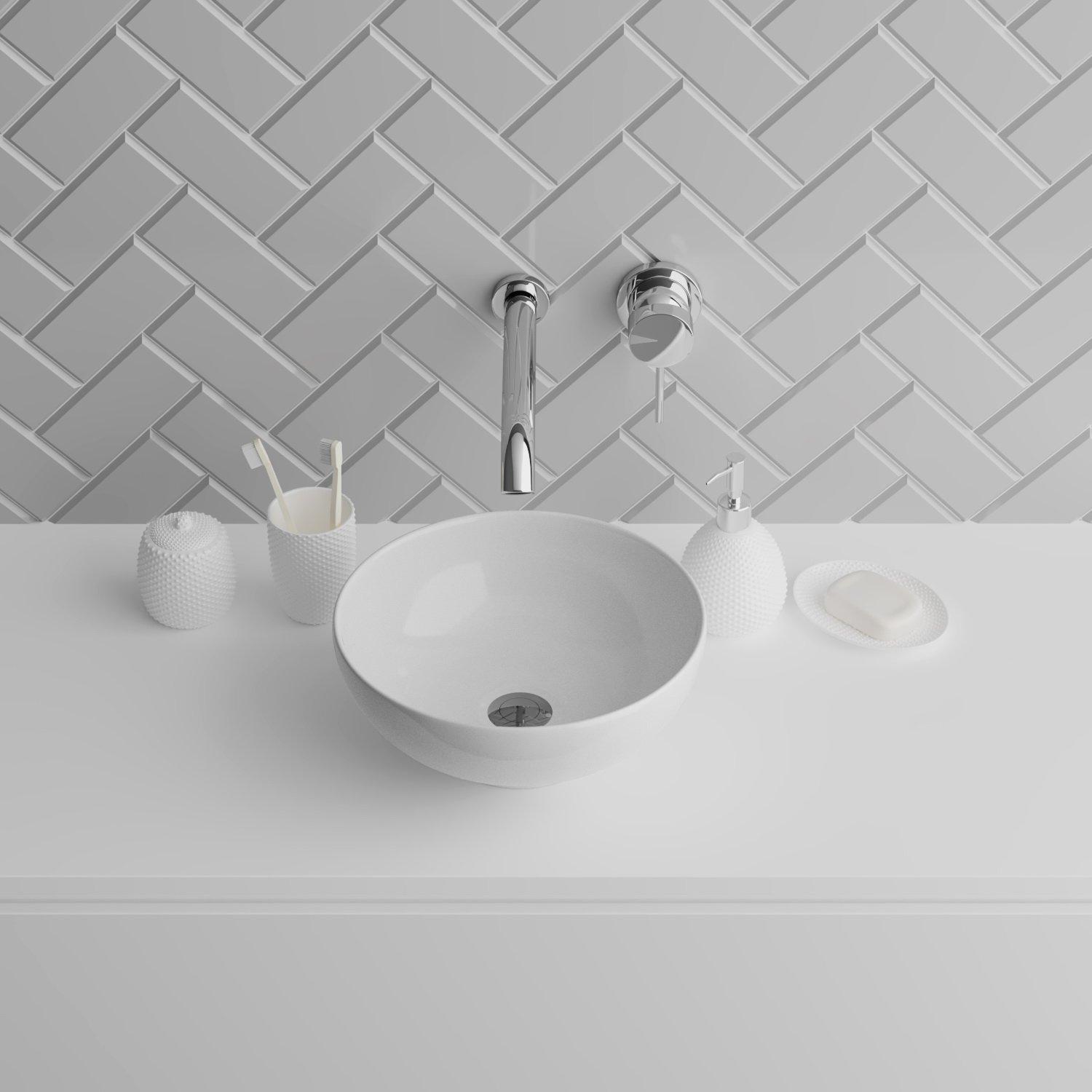 GR-3021 Накладная раковина на столешницу  прямоугольная Grossman 