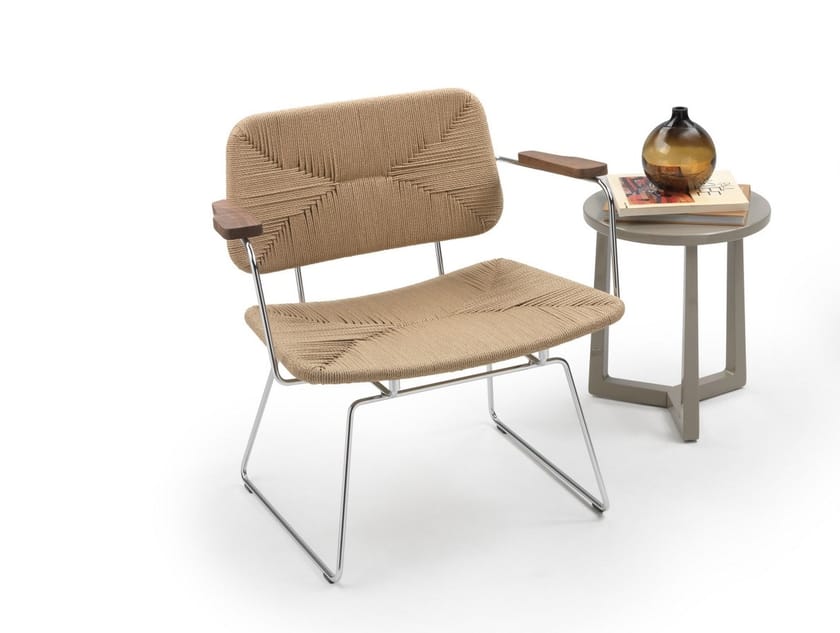 Сани кресло с подлокотниками Flexform ARCH-00050091