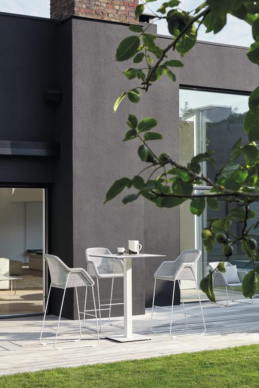 Барный стул 60 лава шнур 2мм орешник Manutti Mood MNST634 - Вид №1