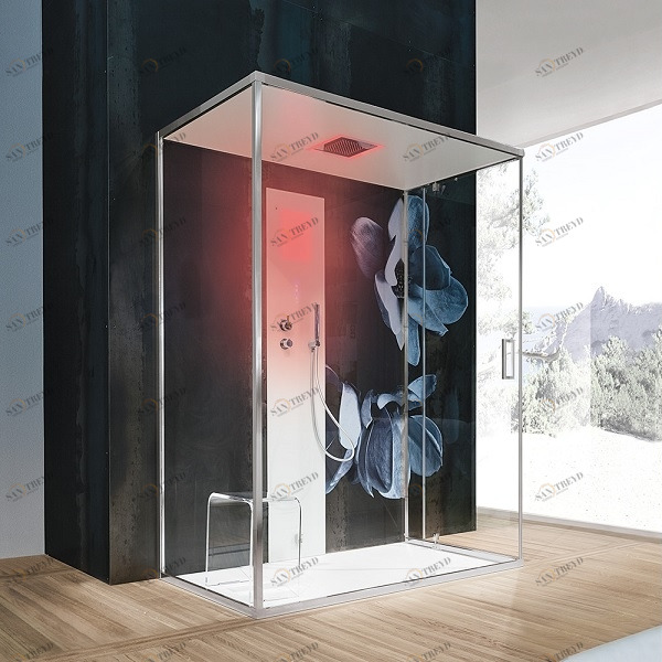 Ограждение для душа и турецкой бани Gemini 6 140х120 см 1GNV6S0 Gruppo Geromin