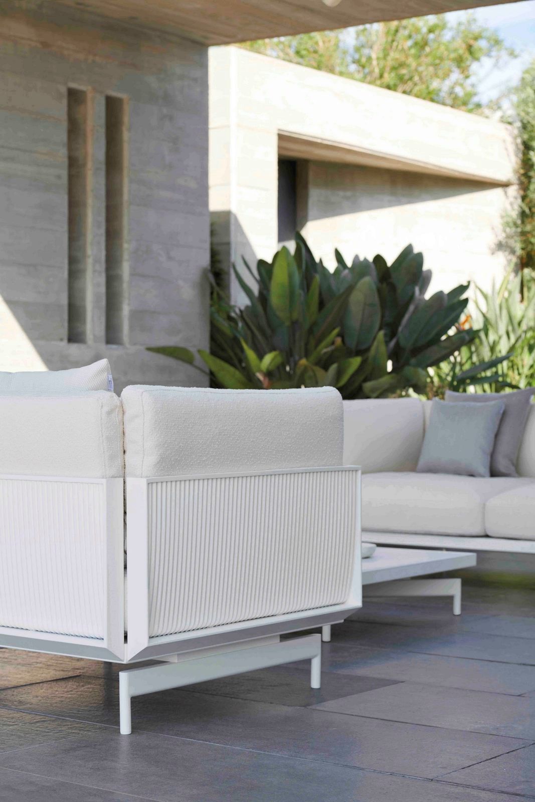 Термокрытая ткань и алюминиевый садовый диван GANDIABLASCO волны ARCH-00002122 - Вид №17