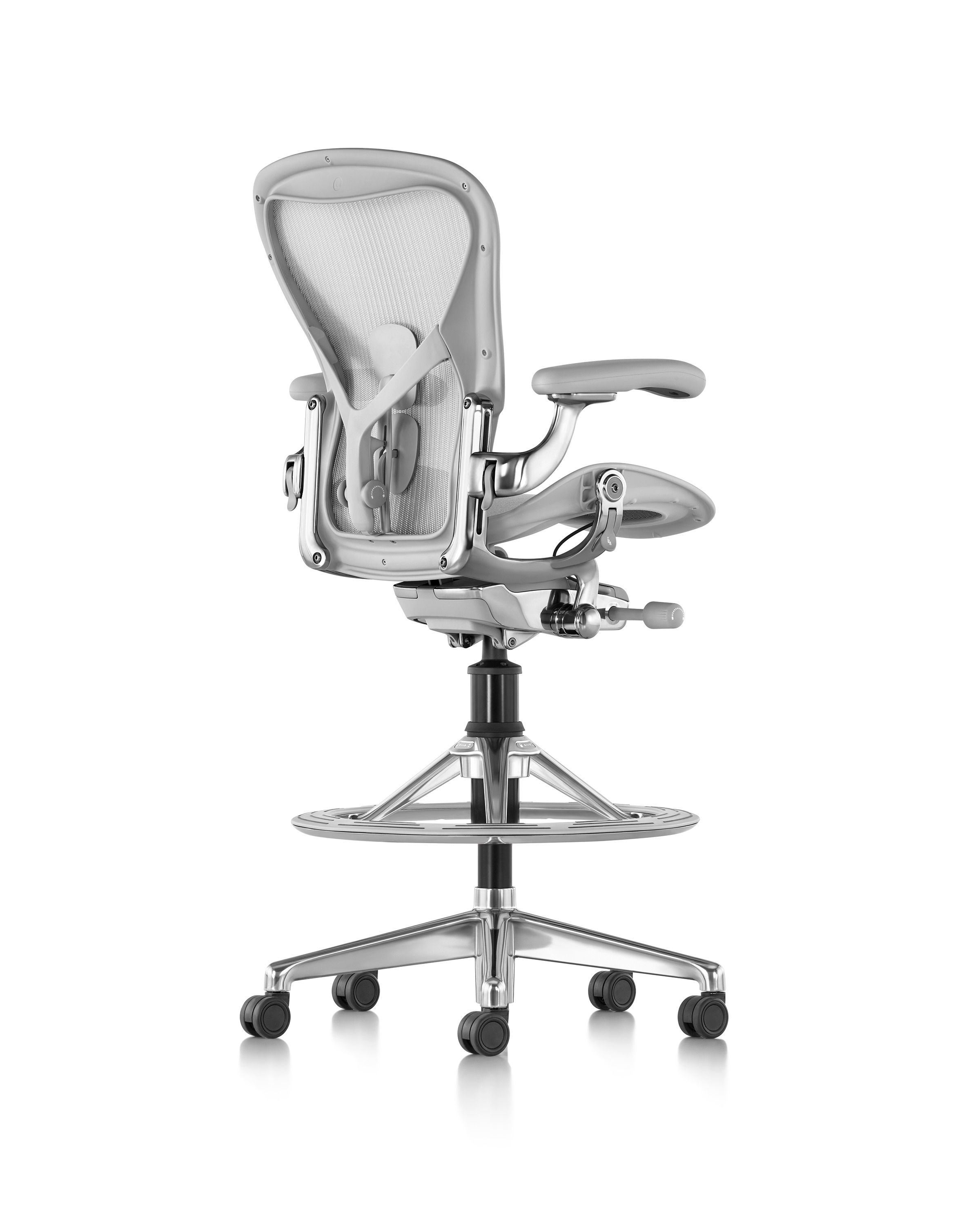 5 спиц поворотный офисный стул с подлокотниками Herman Miller Aeron ARCH-00029451 - Вид №36