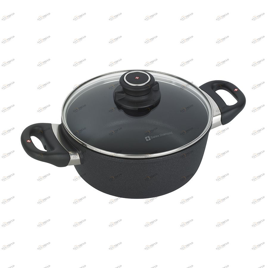 Сотейник индукционный Swiss Diamond с крышкой Ø20 см, 2,2 л XD6820IC