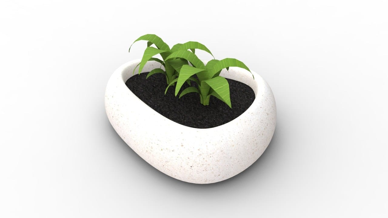 Восстановленный каменный низкий плантатор Viscio Urban Design LEAF ARCH-00022332 - Вид №3